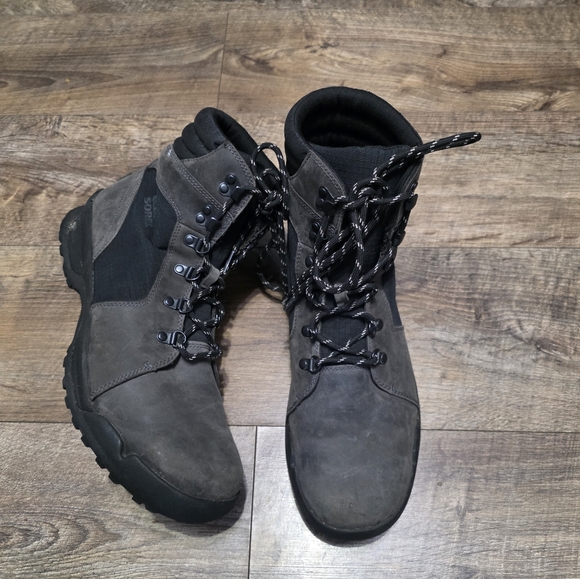 Sorel Leather WP Charcoal Lace-Up Boots Men Size 13 main image 12